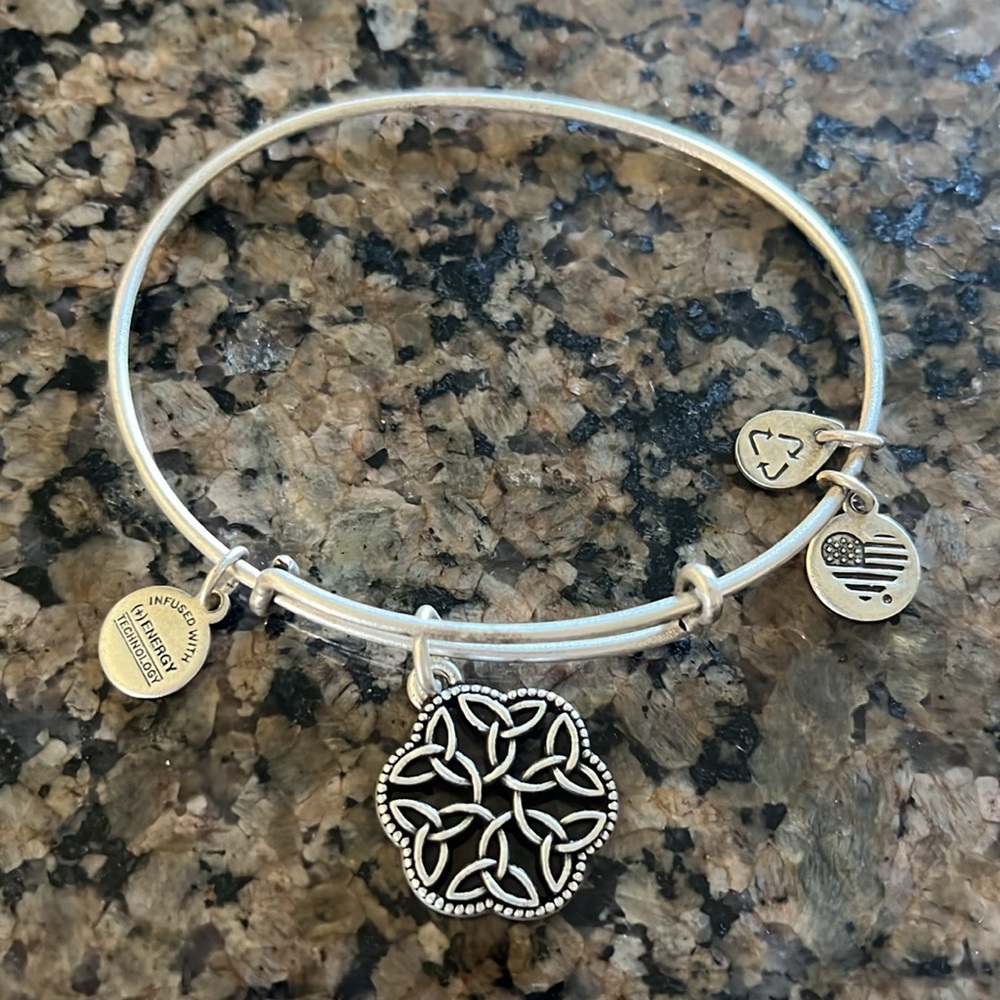 Alex and Ani Silver Endless Knot Bracelet